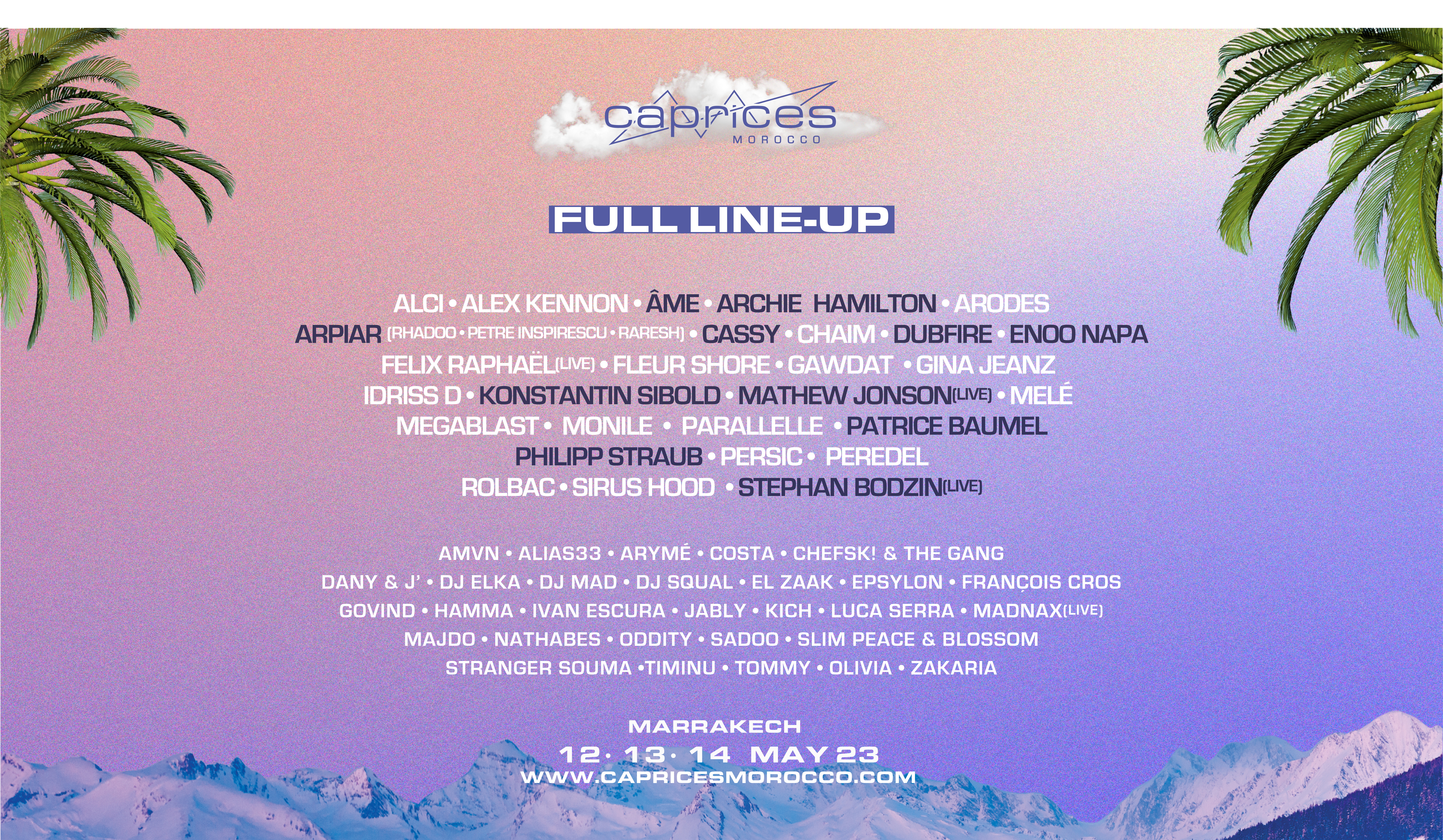 Caprices Festival Morocco (Friends & Family)
