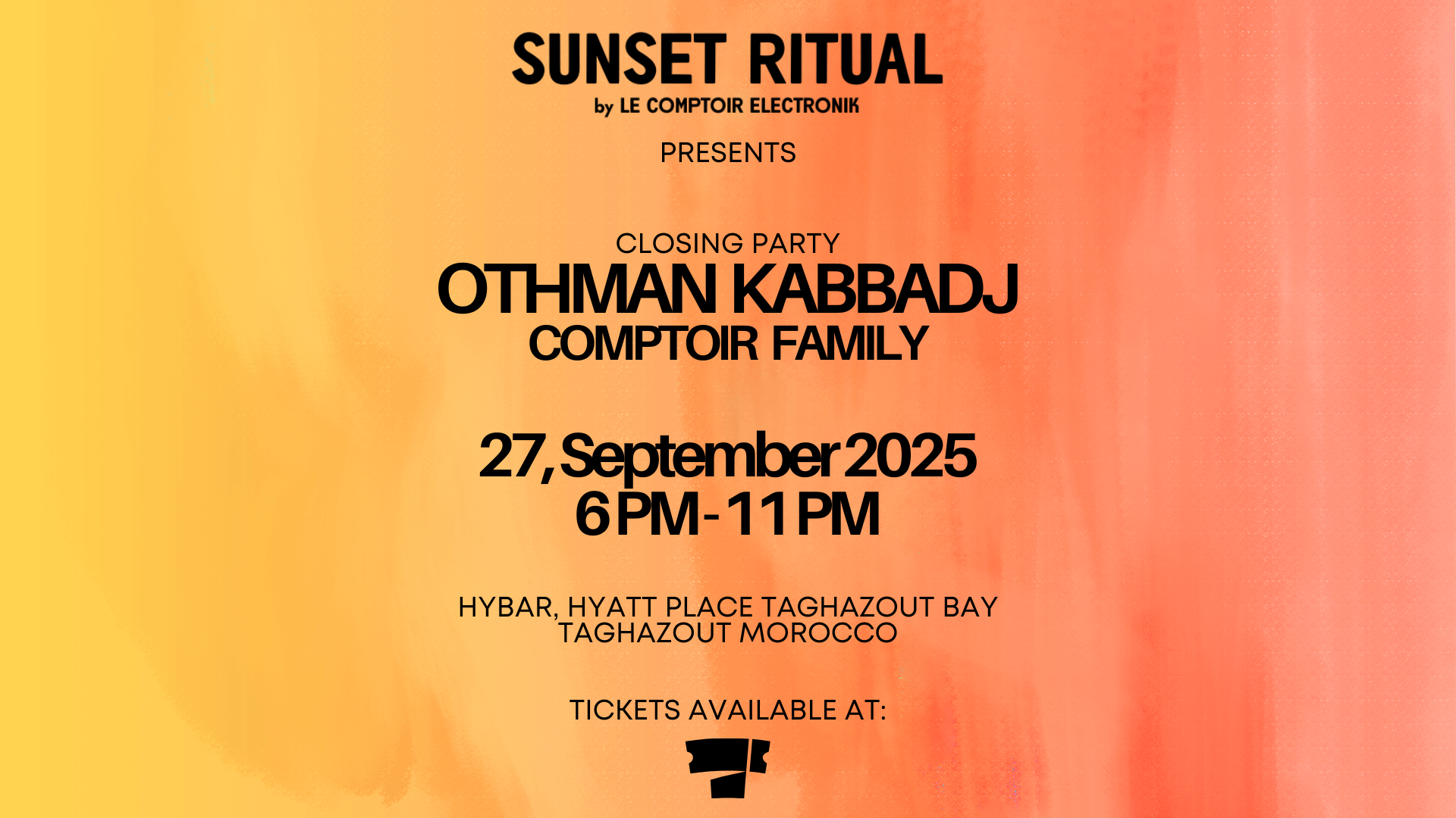 SUNSET RITUAL (CLOSING PARTY)
