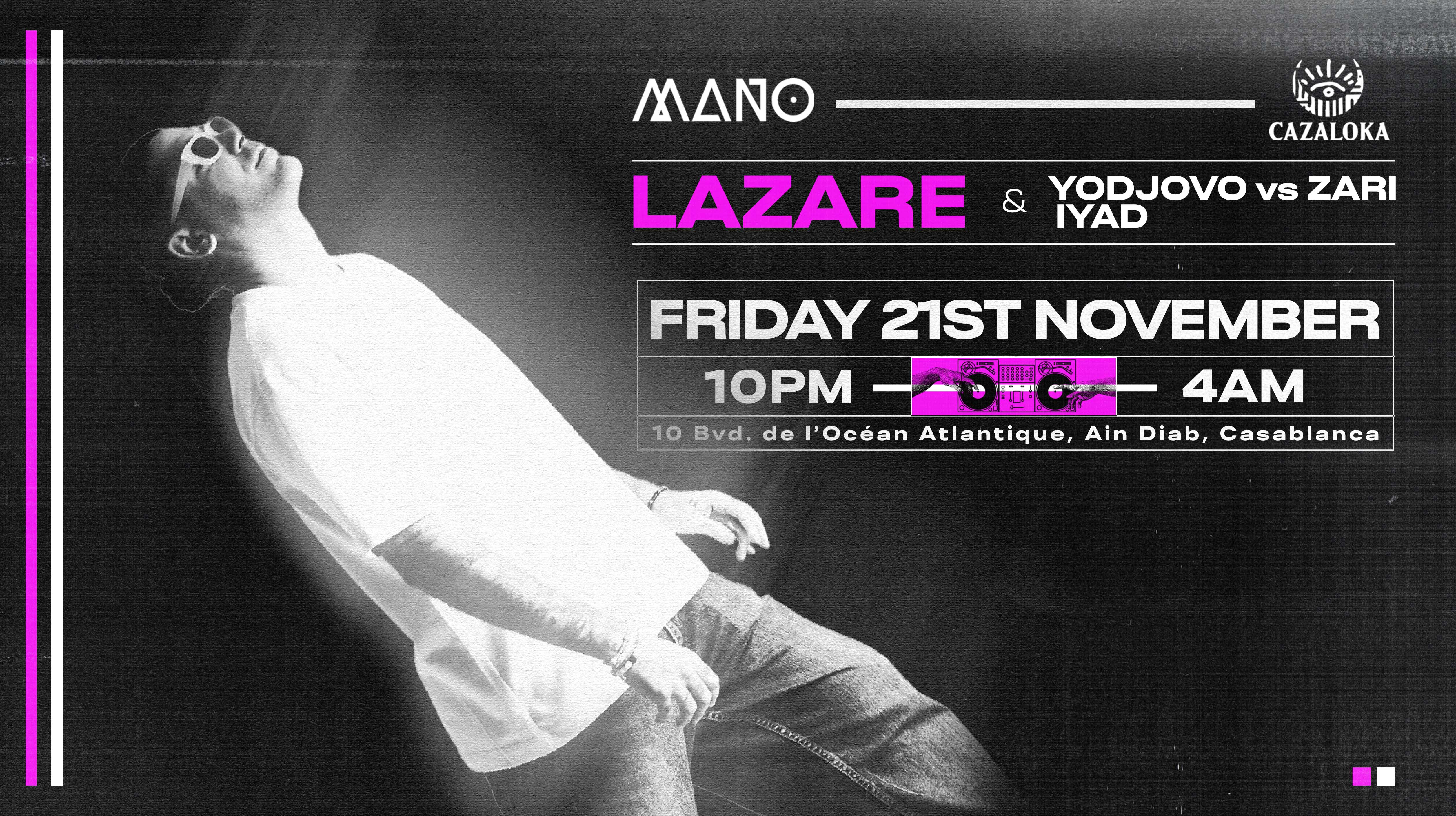 MANO x @cazaloka.events — The Takeover ⚡️