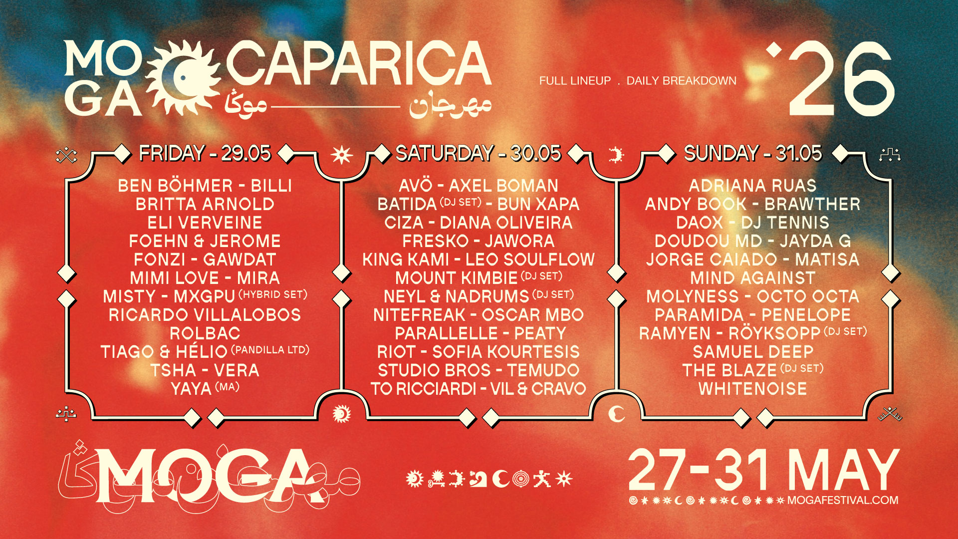 MOGA CAPARICA 2026