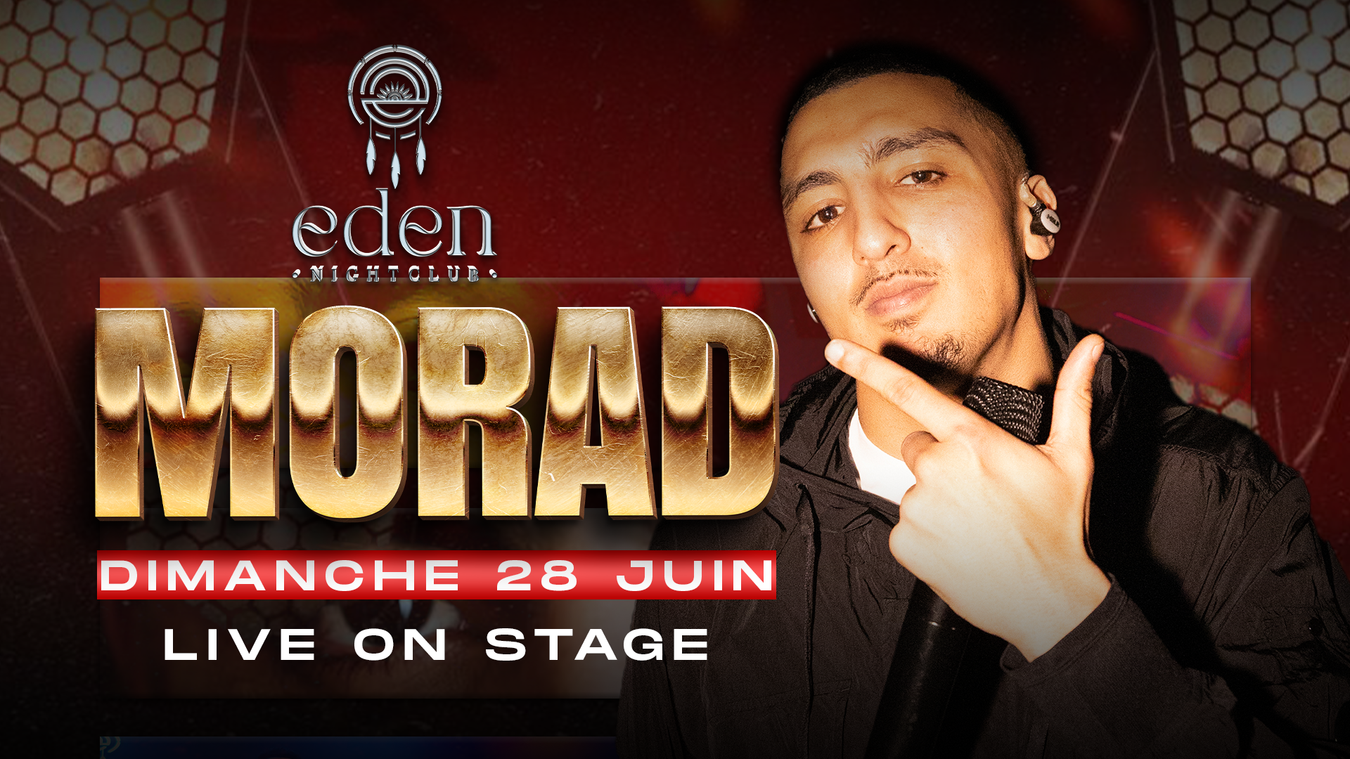 MORAD LIVE AT EDEN