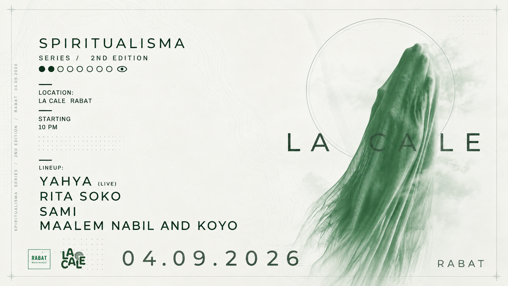 Affiche de Spiritualisma — Chapter II à Rabat