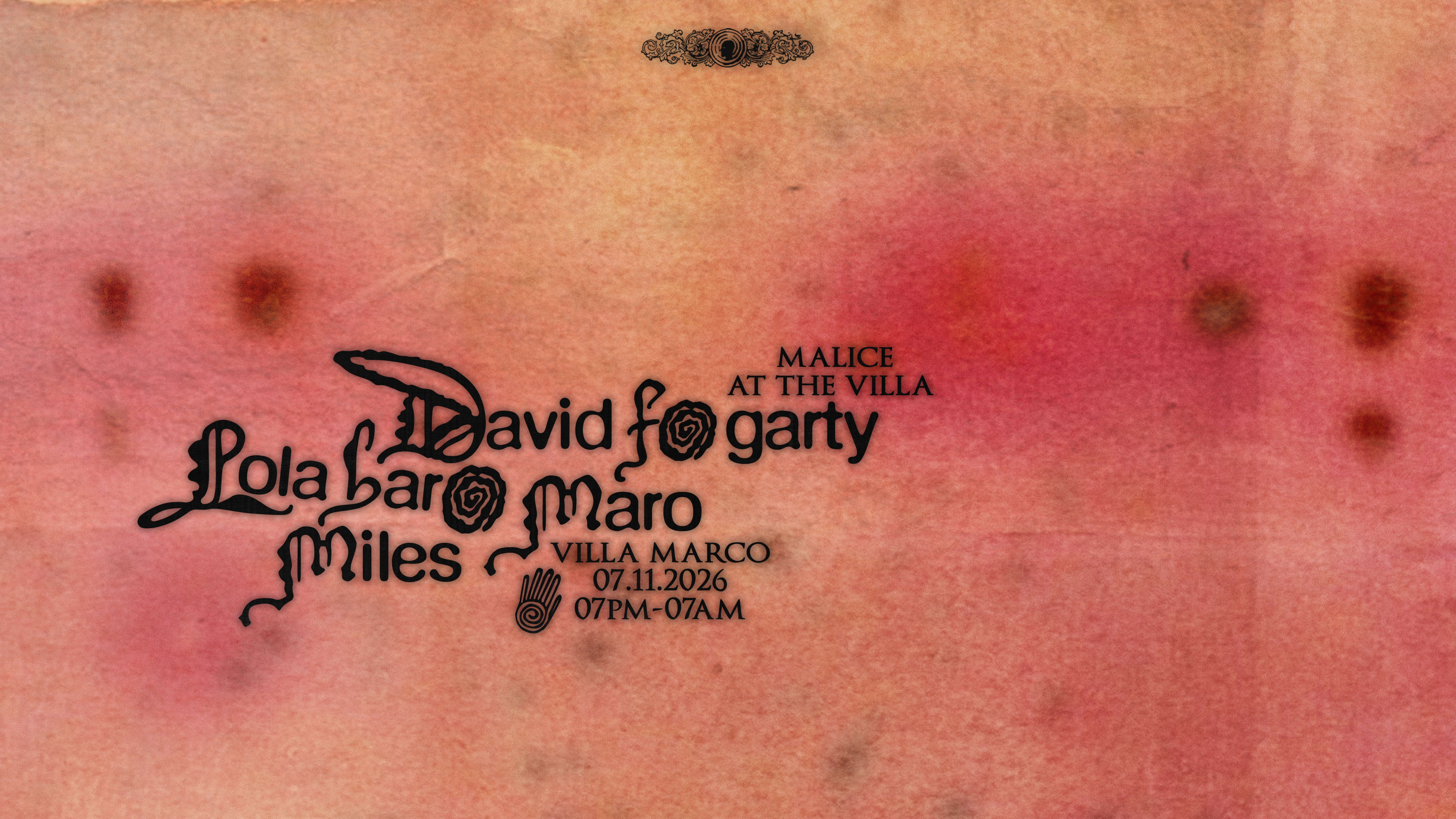 ECHO7000 - Malice at the villa with Lola Haro and David Fogarty