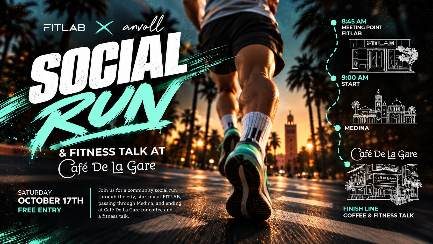 FITLAB × Anvoll — Social Run & Fitness Talk